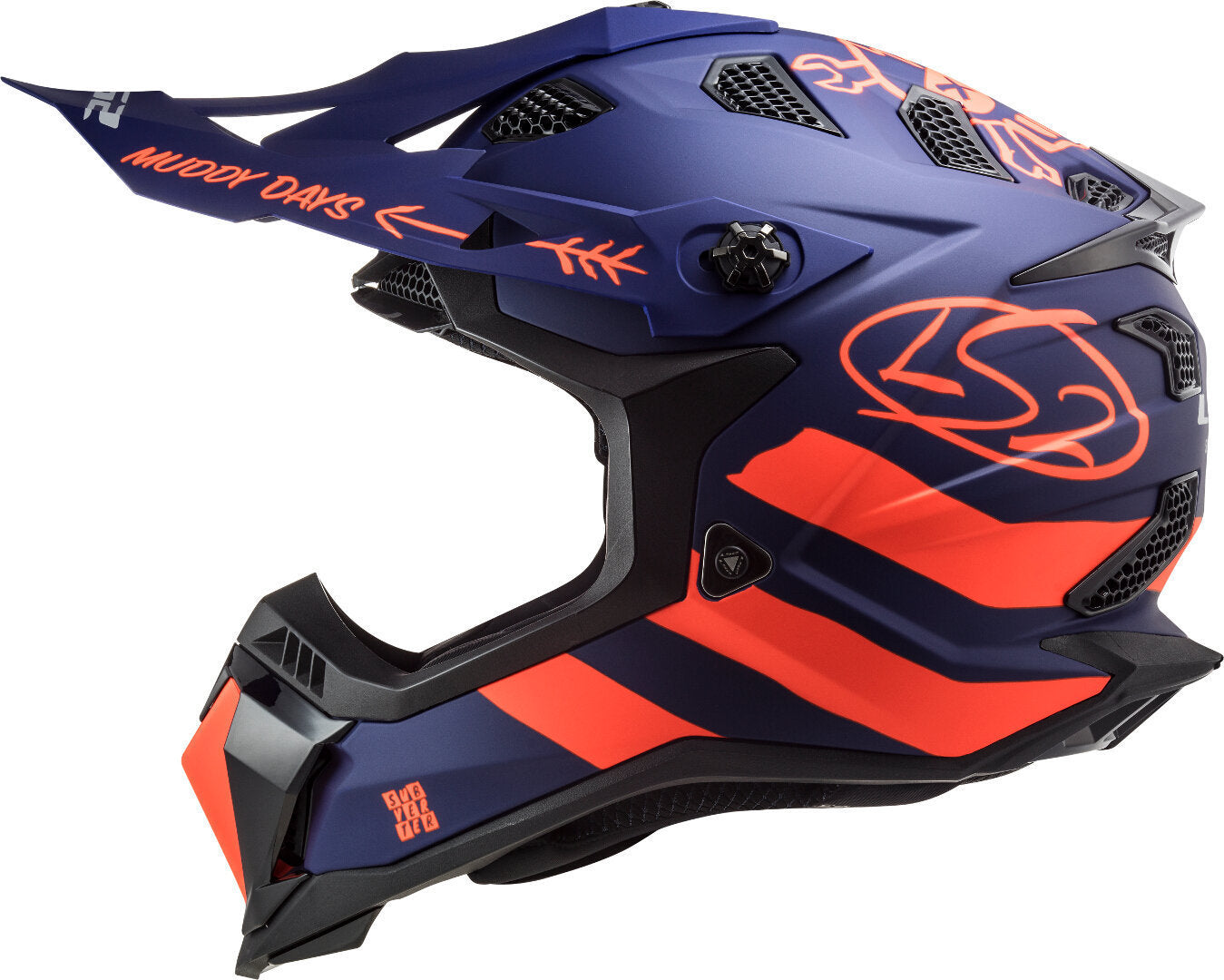 LS2 MX700 Evo Stomp Motocross Helmet