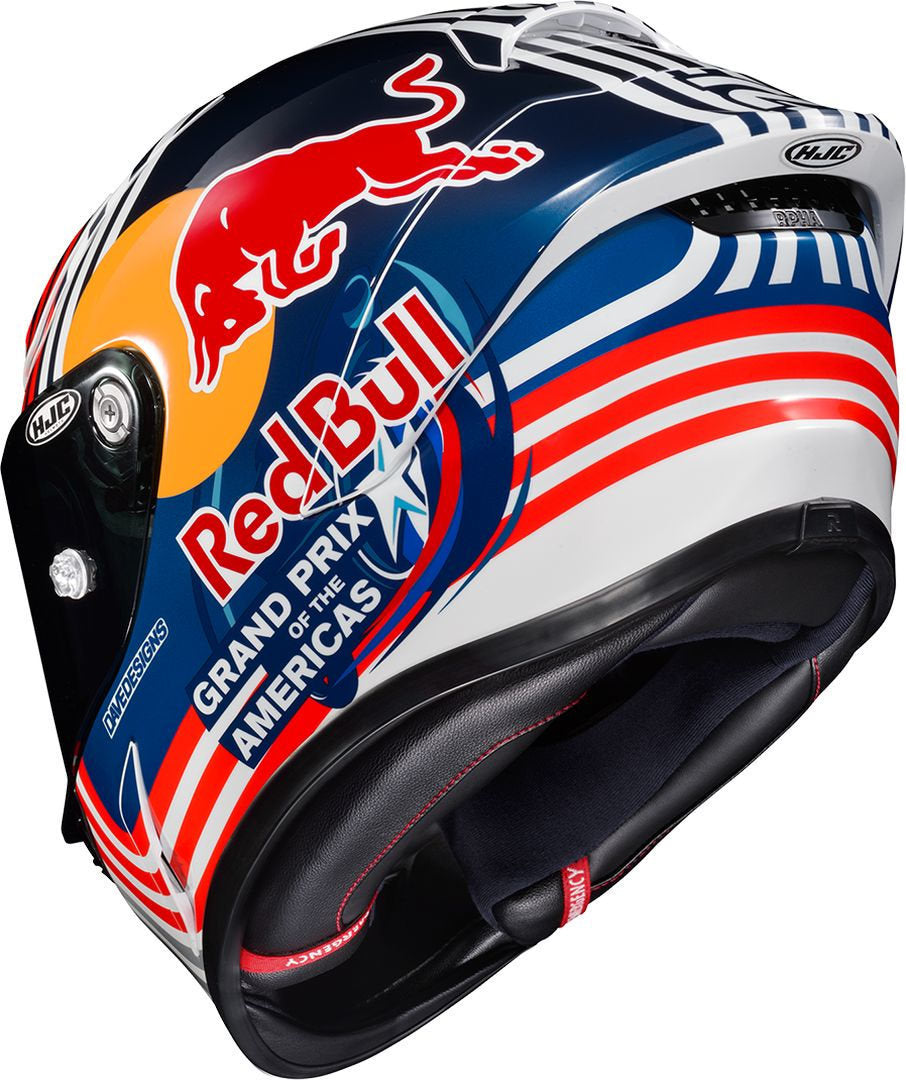 HJC RPHA 1 Red Bull Austin GP Helmet