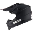 SGI Rapid Youth MX Matt Black Motocross Helmet - YM