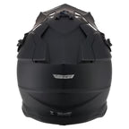 SGI Rapid Youth MX Matt Black Motocross Helmet - YL