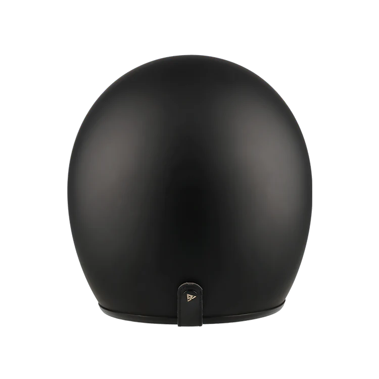 SGI Shadow Matt Black Open Face Motorcycle Helmet