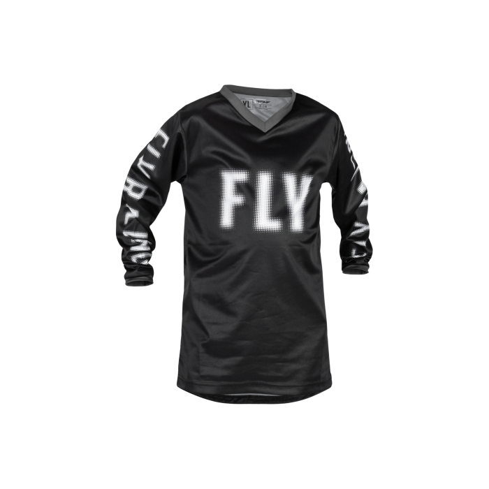 Fly F16 Youth Jersey Black White