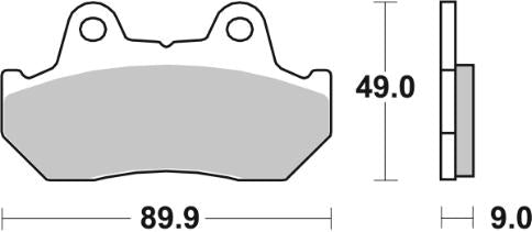 DISC PADS FA69SBS 572HF