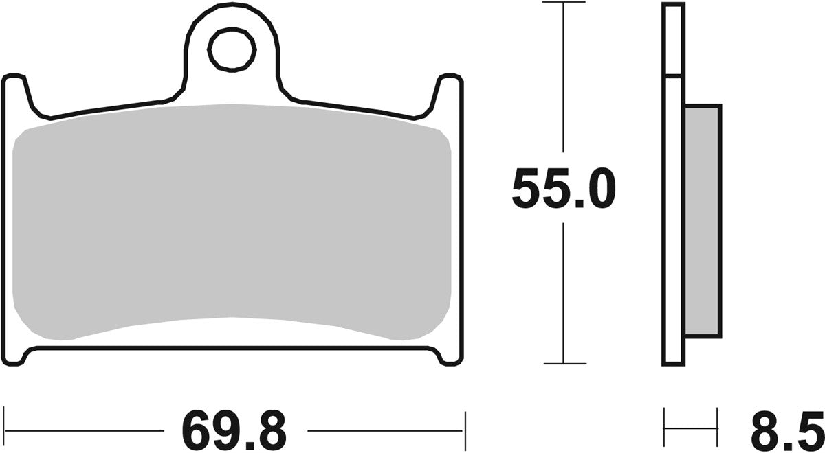 Brake Pads FA145 SBS 624HS