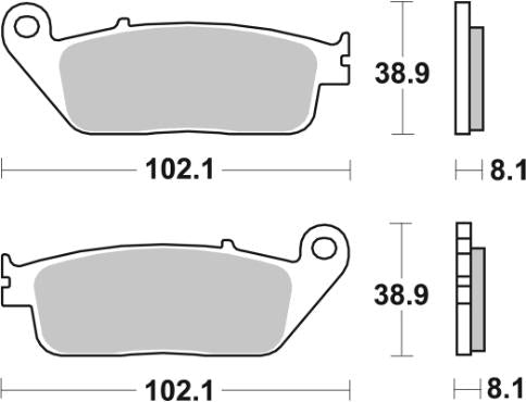 Brake Pads FA142 SBS 627HS