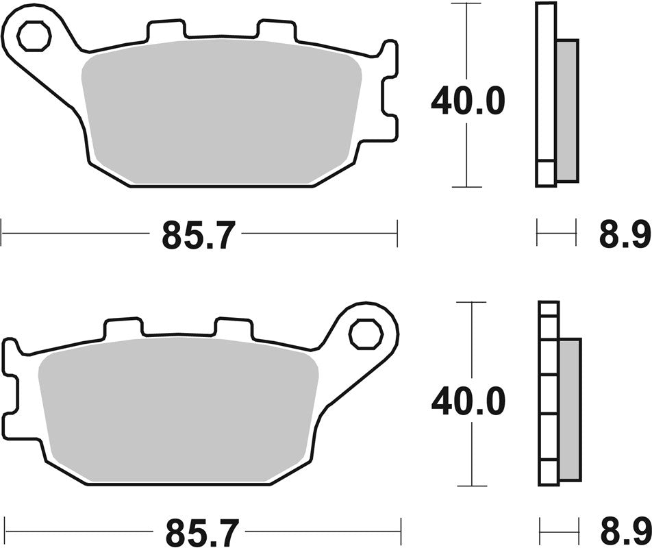 Brake Pads FA174SBS 657LS