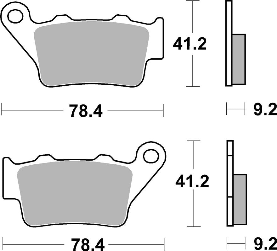 Brake Pads FA208 SBS 675LS