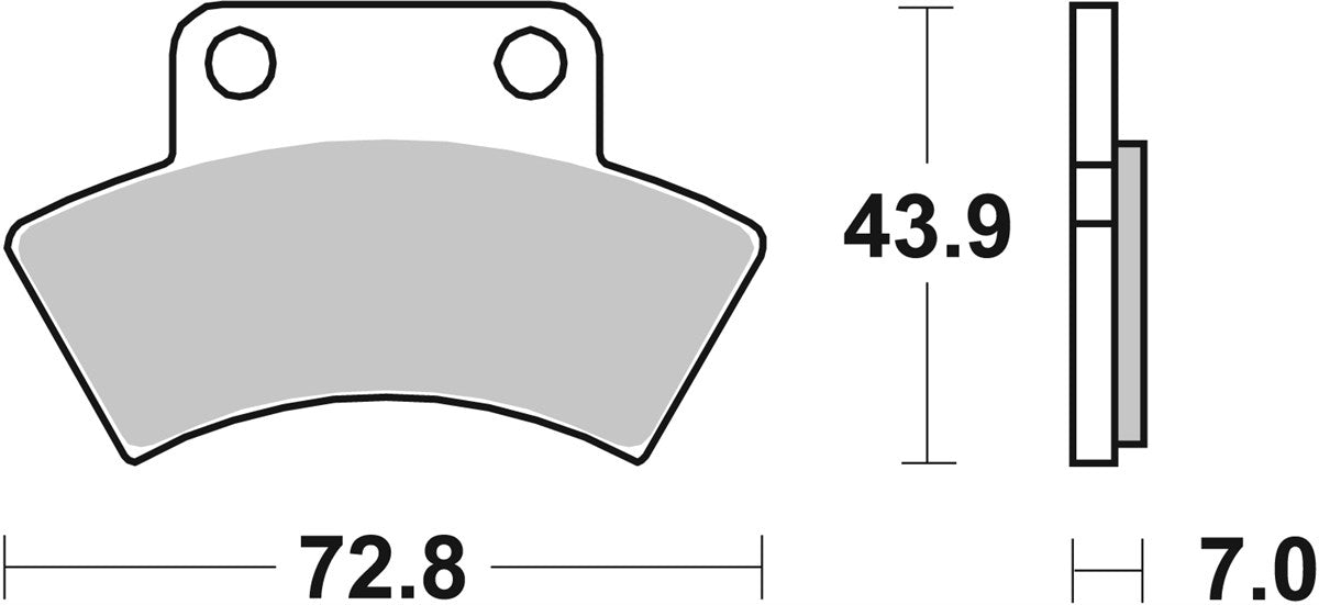 Brake Pads FA232 SBS 717