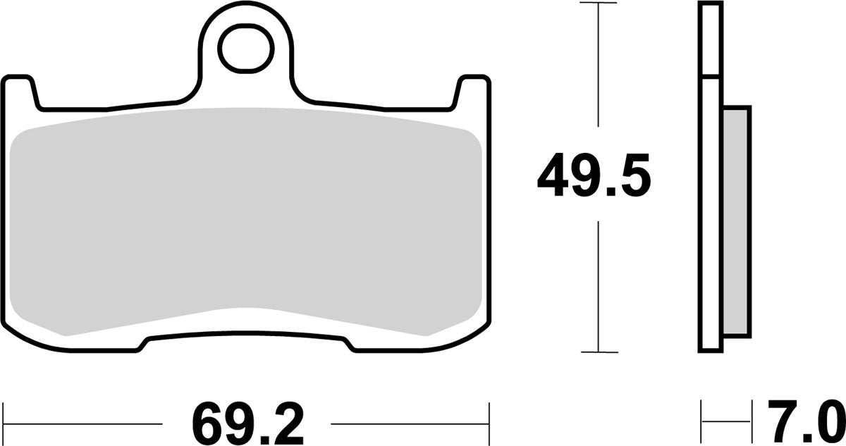 DISC PADS SBS 782HS