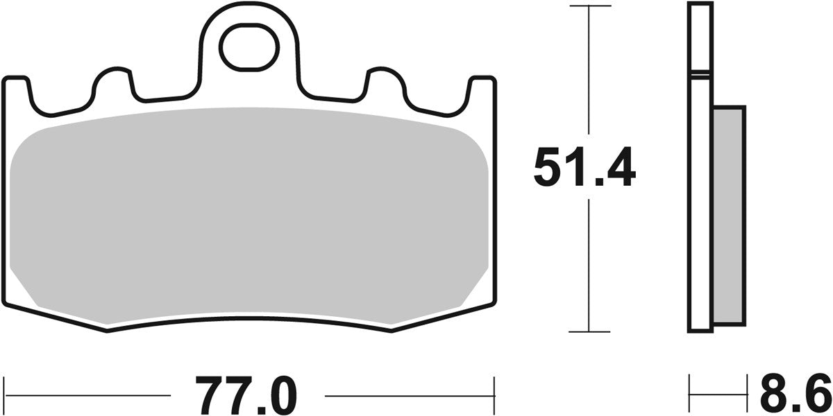 Brake Pads FA335 SBS 796HS