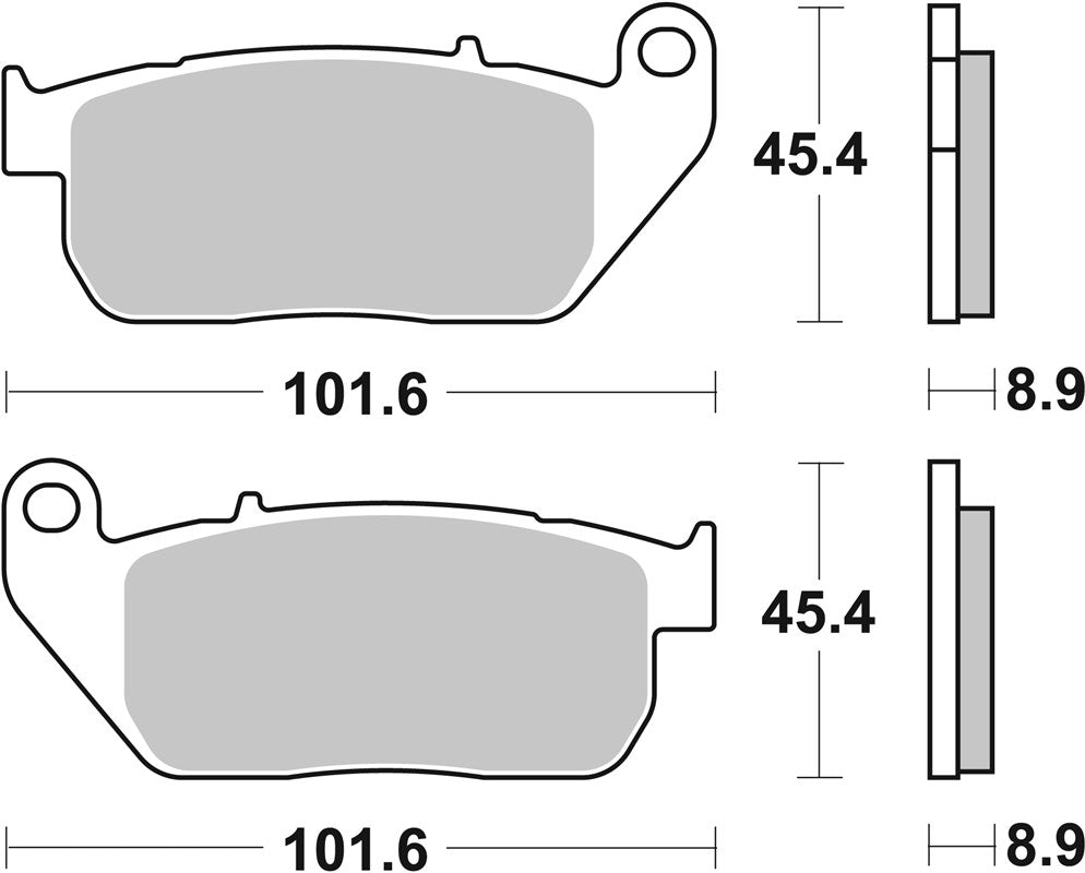 Brake Pads FA381 SBS 807H.HS