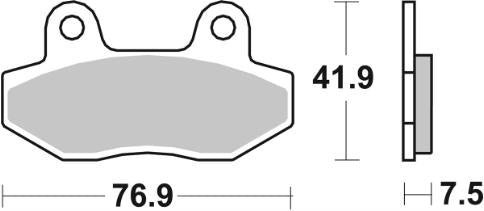 Brake Pads FA86 SBS 814LS