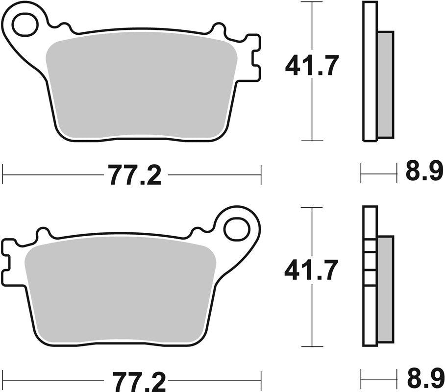 Brake Pads FA436 SBS 834LS