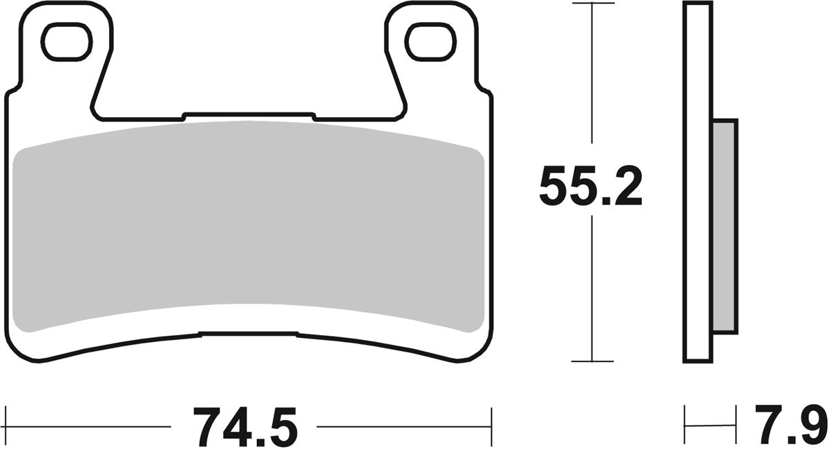 Brake Pads FA296 SBS 860H.HS