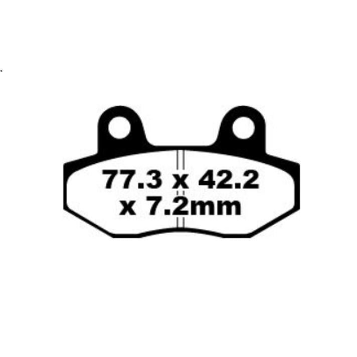 Brake Pads FA86 EMGO 91-51827