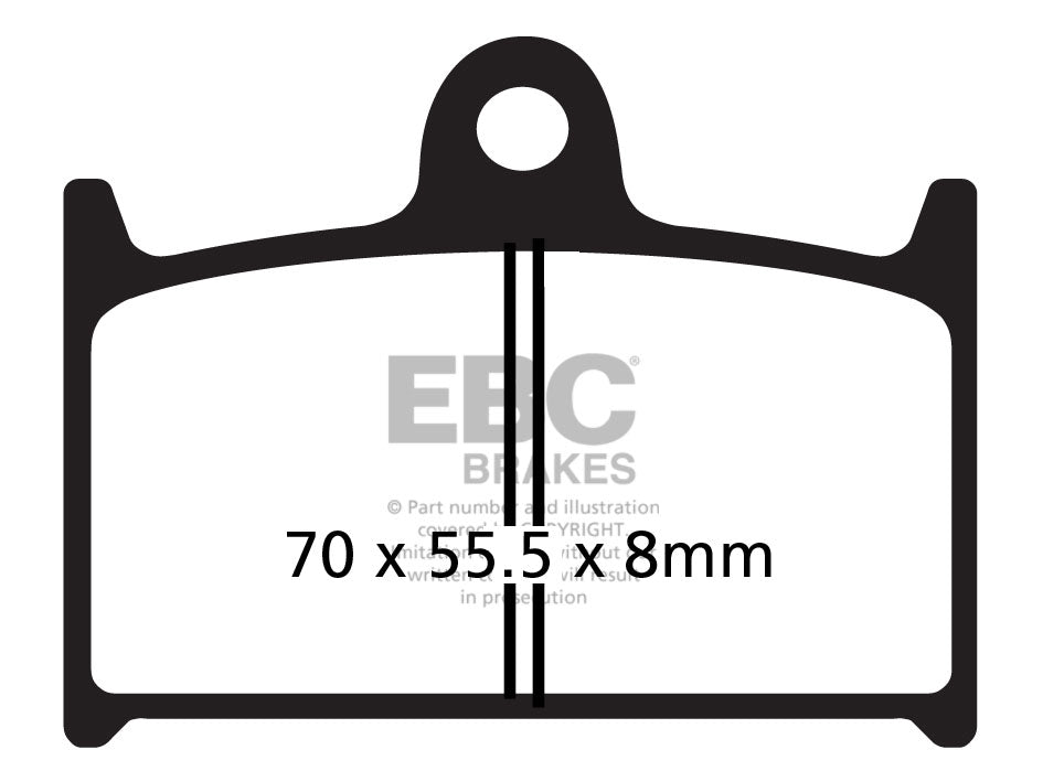 Brake Pads FA145HH EBC