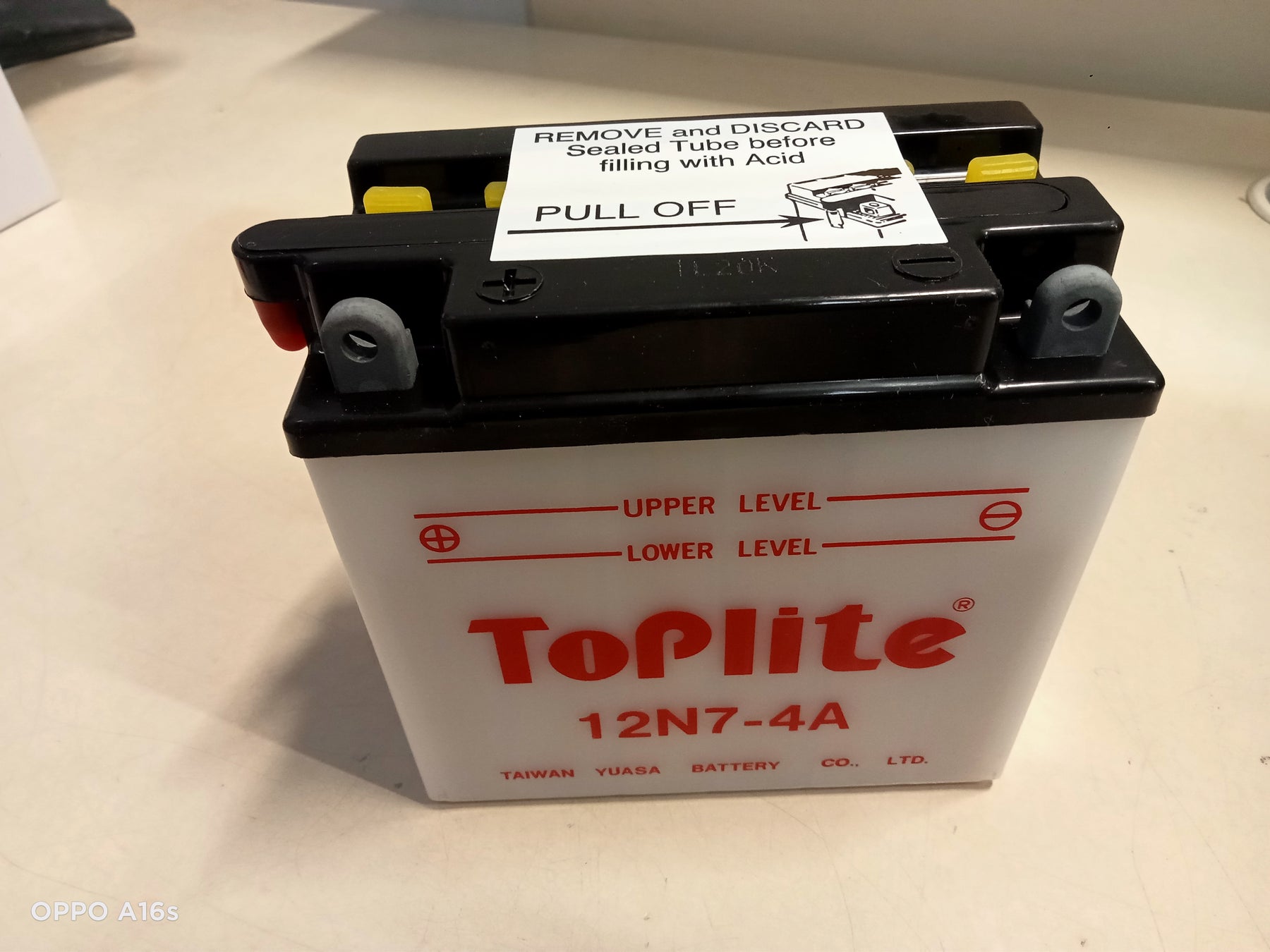 BATTERY TOPLITE 12N7-4A