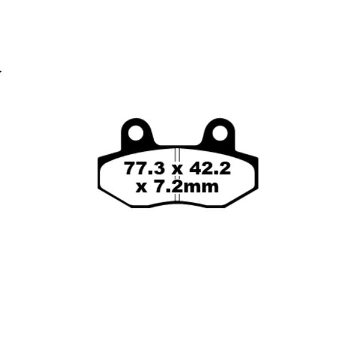 Brake Pad FA86 PREMIER P027