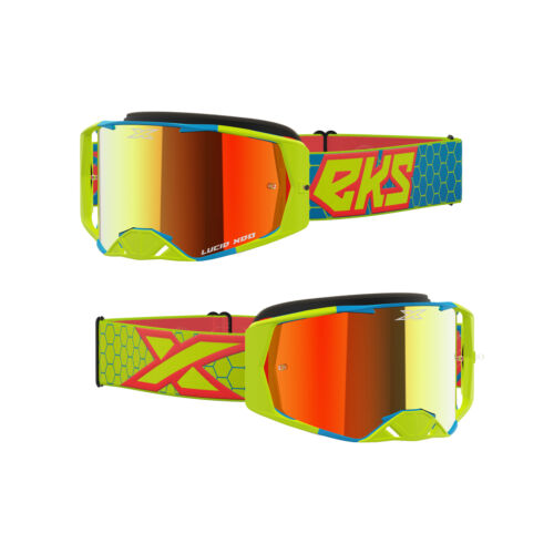EKS Brand® 067-11005 - Lucid Goggles (Fluo Yellow/Fire/Cyan)