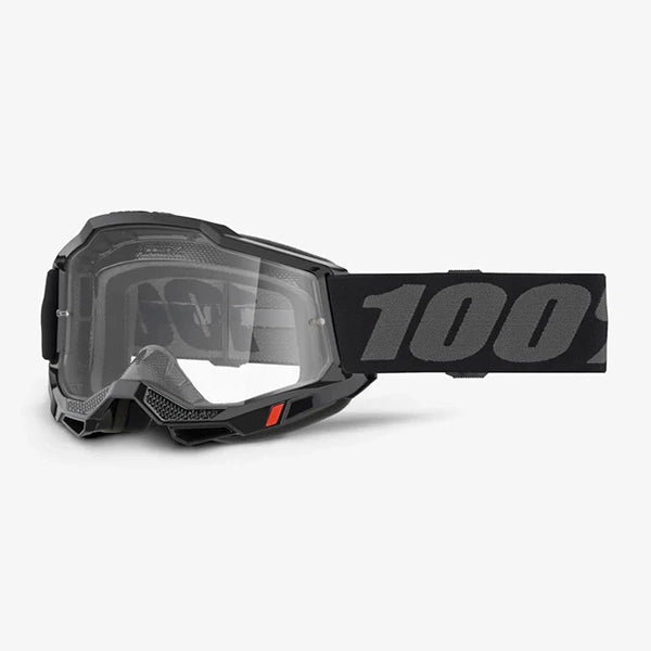 100% ACCURI 2 OTG GOGGLE BLACK CLEAR LENS