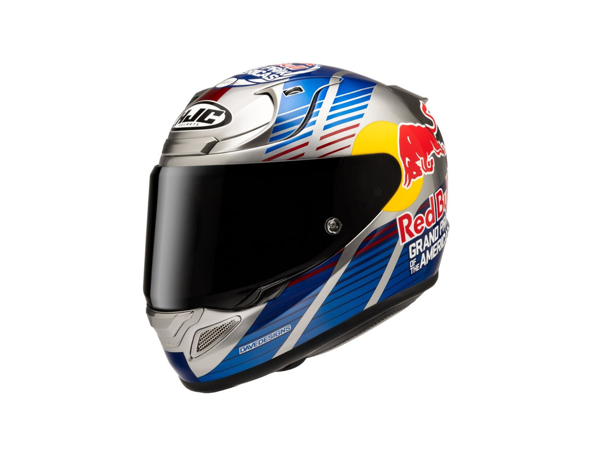 RPHA 12 Red Bull Austin GP II motorcycle helmet