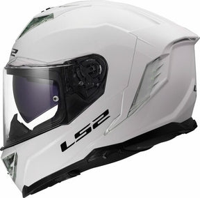 LS2 FF818 Storm III Helmet Solid Gloss White