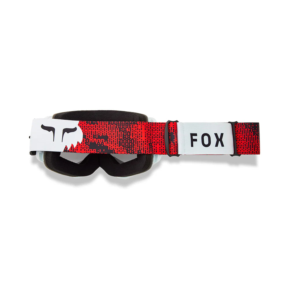 FOX Main Kairos Mirrored Lens Goggles - Spark -White/Red