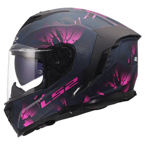 LS2 FF818 Storm 3 Burst Motorcycle Helmet (Pink)