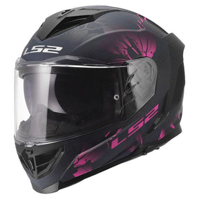 LS2 FF818 Storm 3 Burst Motorcycle Helmet (Pink)