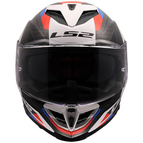 LS2 FF818 Storm 3 Sporty Motorcycle Helmet (White|Blue|Red)