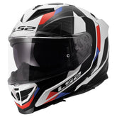 LS2 FF818 Storm 3 Sporty Motorcycle Helmet (White|Blue|Red)