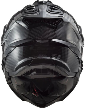 LS2 MX701 Explorer Carbon Solid Dual Sport Motorcycle Helmet