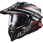 LS2 MX701 Explorer C Edge - Black/ Fluo Orange