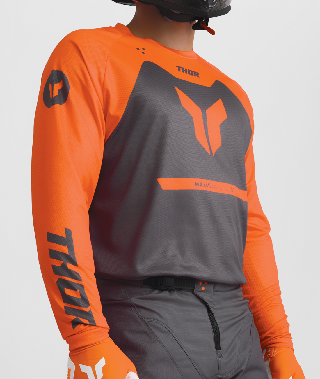 THOR JERSEY Ridemode menace charcoal