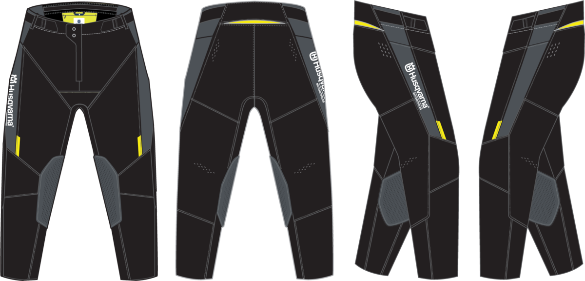 Husqvarna AUTHENTIC PANTS BLK/GREY