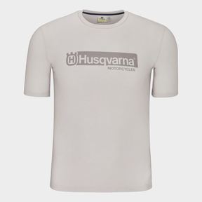 HUSQVARNA ORIGIN T-SHIRT - LIGHT GREY