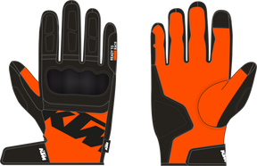 KTM TWO 4 RIDE V3 GLOVES - BLACK/GREEN