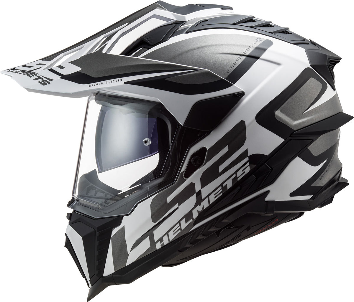 LS2 MX701 Explorer Alter Matt BLK/WHT