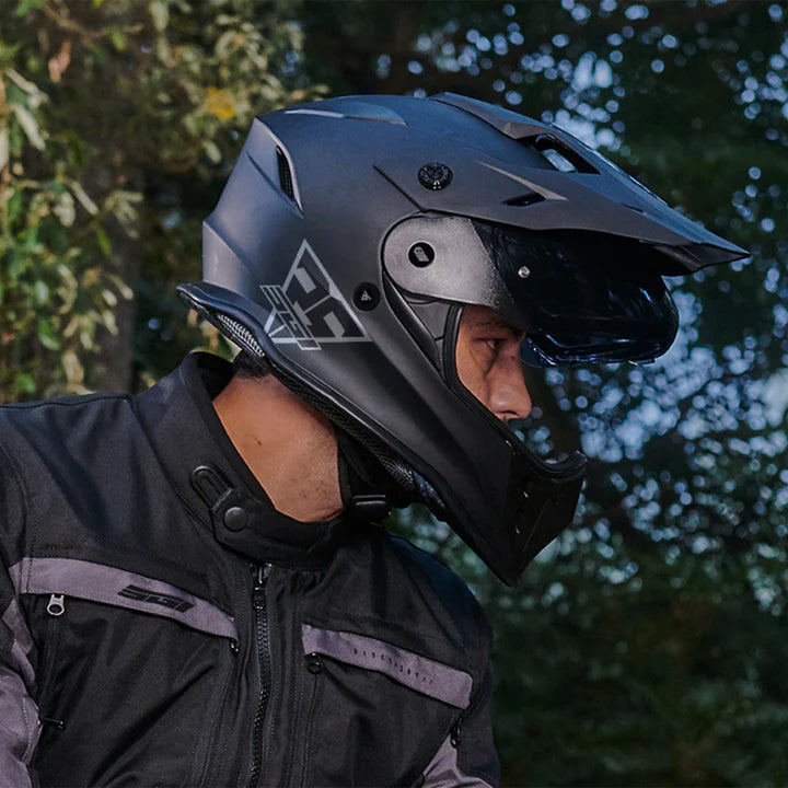 SGI DSV3 Onyx Matt Black Motorcycle Helmet