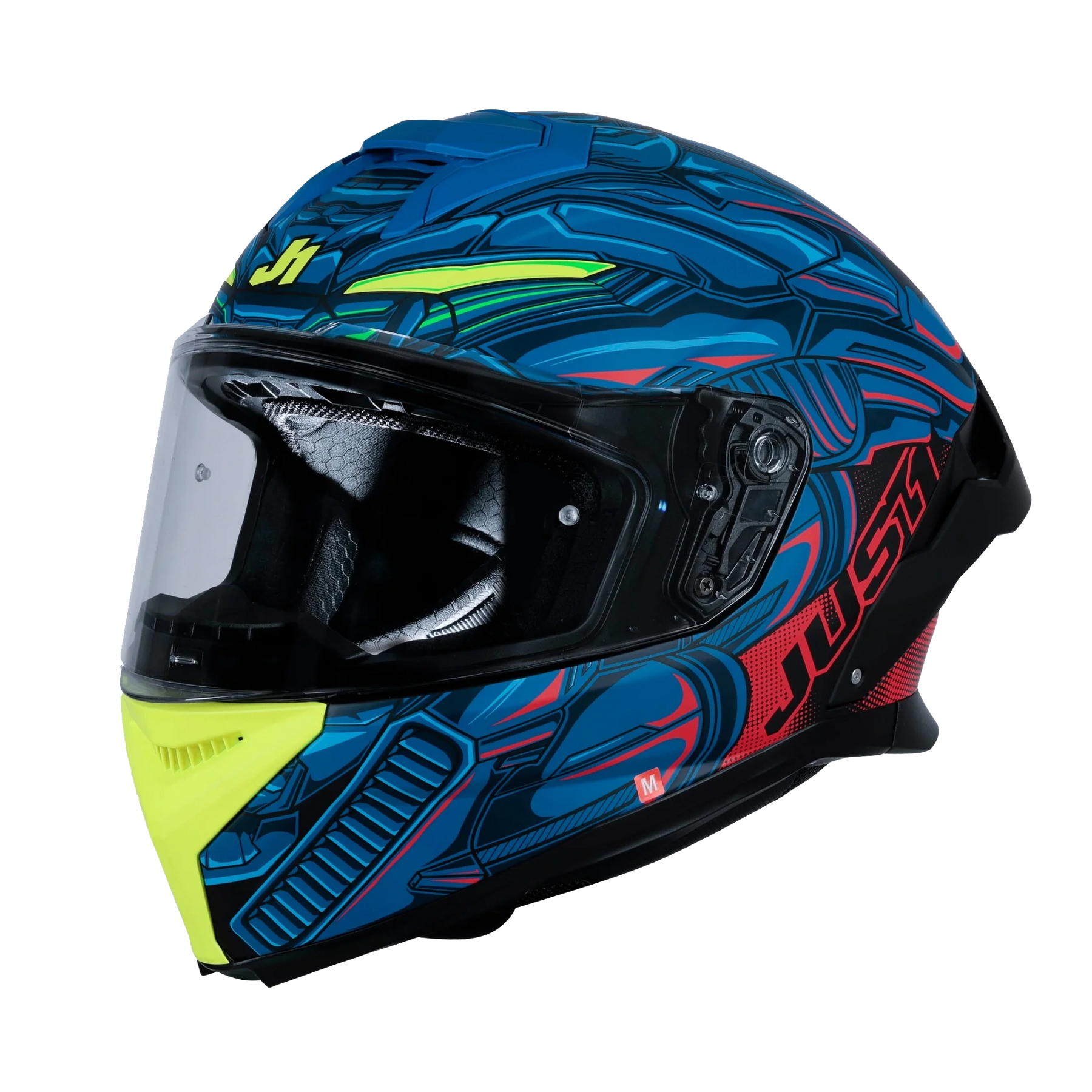 JUST1 J-STR Helmet - Titan Red / Blue / Black