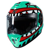 Nitro N700 Helmet - Big Mouth Aqua