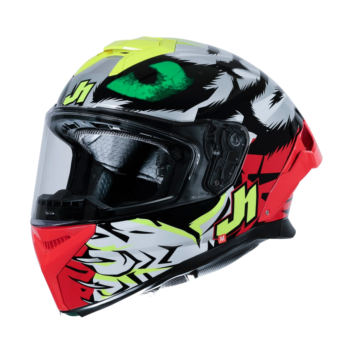 JUST1 J-STR Helmet - Red / Yellow / Black Gloss