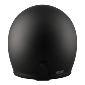 SGI Raven Matt Black Open Face Motorcycle Helmet