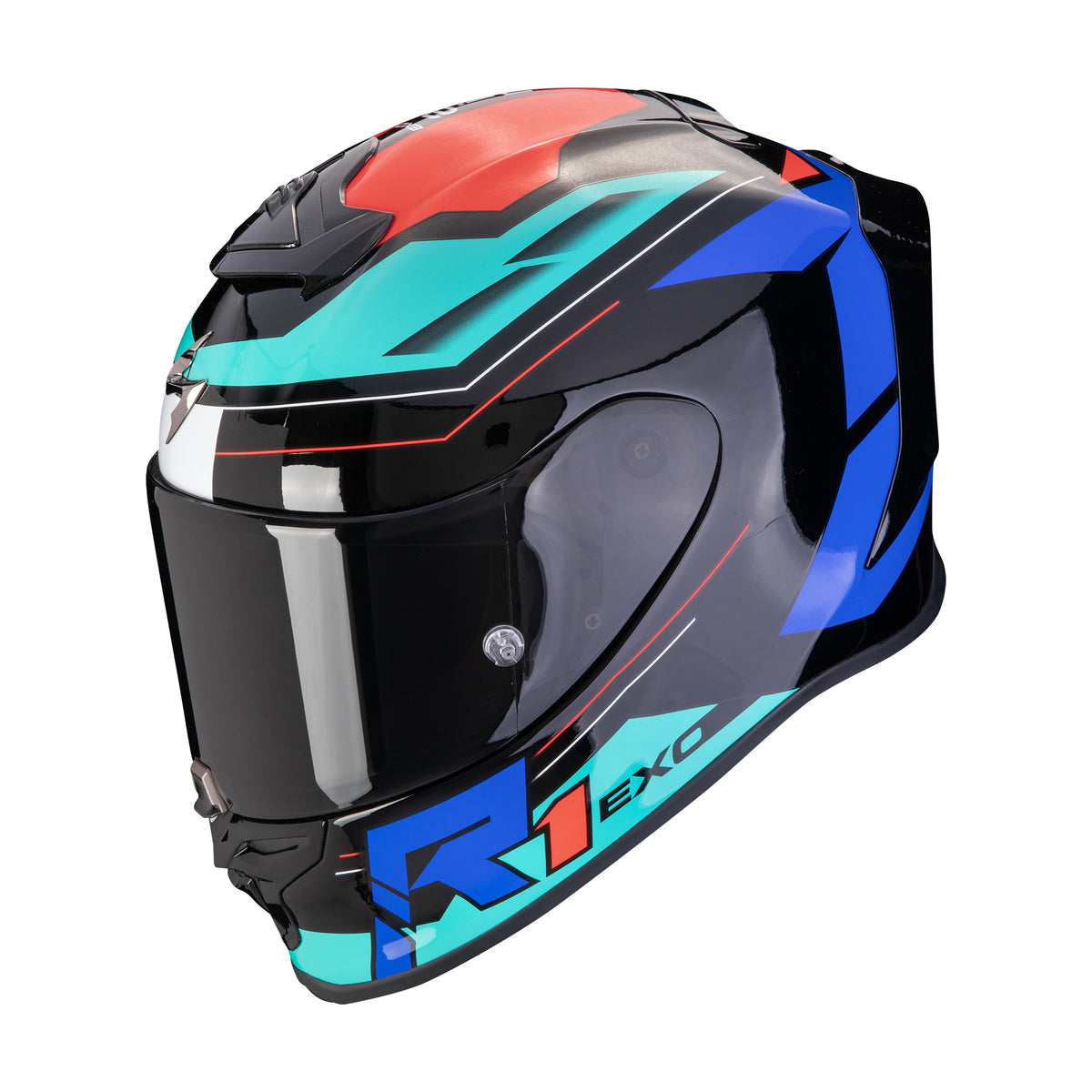 SCORPION EXO-R1 Evo Air Blaze Black-Blue-Red