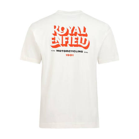 Royal Enfeild The Knockout Tee White
