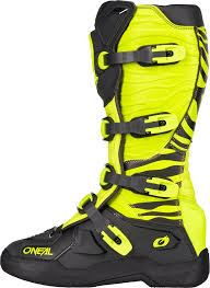 O Neil Boots 3SRS MX Zebra Blk/Neon Yellow