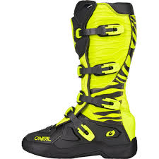 O Neil Boots 3SRS MX Zebra Blk/Neon Yellow