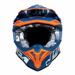 JUST1 J-39 THRUSTER HELMET BLUE / ORANGE / WHITE