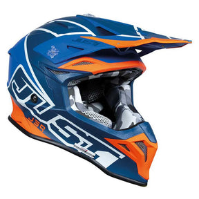 JUST1 J-39 THRUSTER HELMET BLUE / ORANGE / WHITE