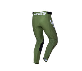 JUST1 PANTS J-ESSENTIAL ARMY BLACK WHITE
